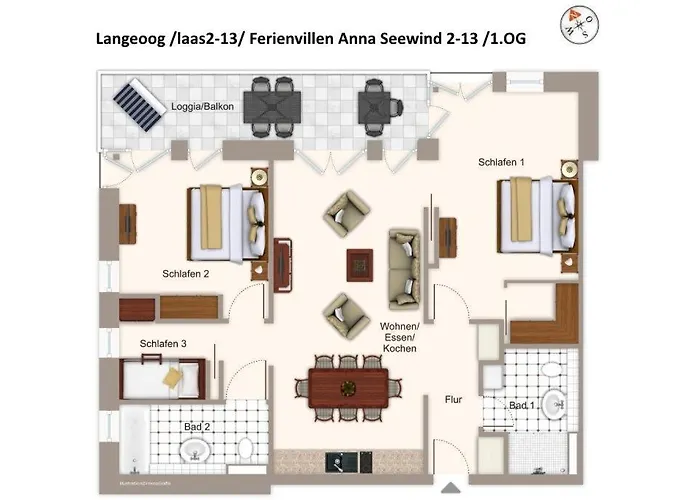 Apartmentvilla Anna Apartmentvilla Anna 2-13 * ランゲオーク
